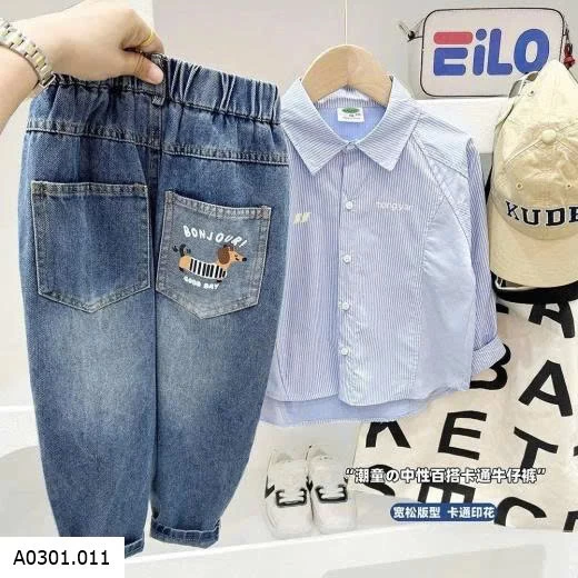 BST QUẦN JEANS BÉ TRAI HÃNG KACADY  Giá sỉ 140k
