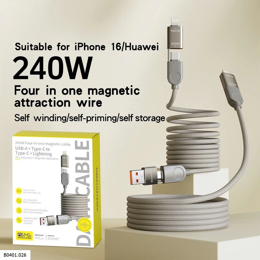 CAP SẠC NHANH 240W  Giá sỉ 80k